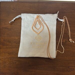 Kendra Scott Rose Gold Necklace